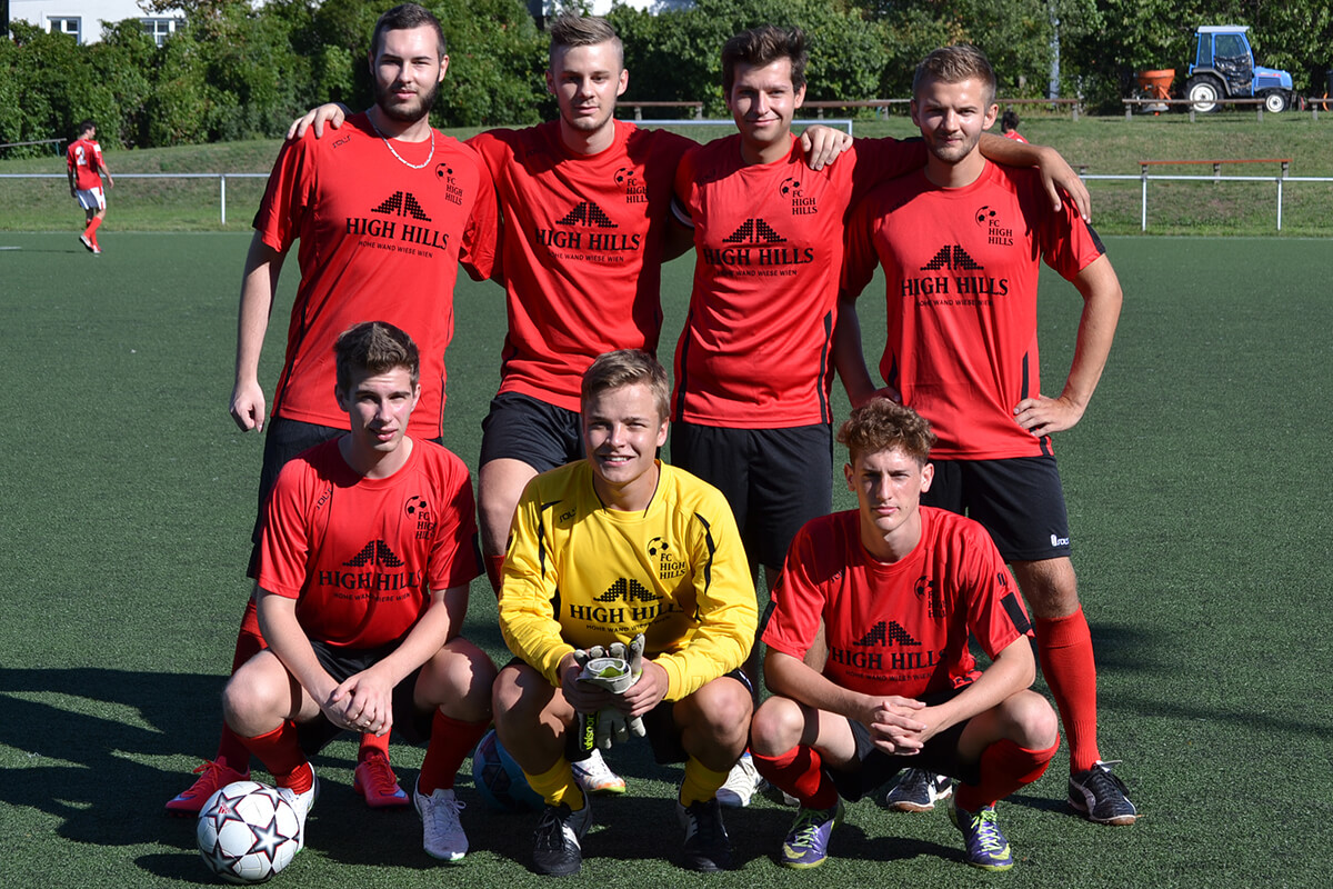 Mannschaftsfoto - FC High Hills - FFBÖ Kleinfeldliga Wien West