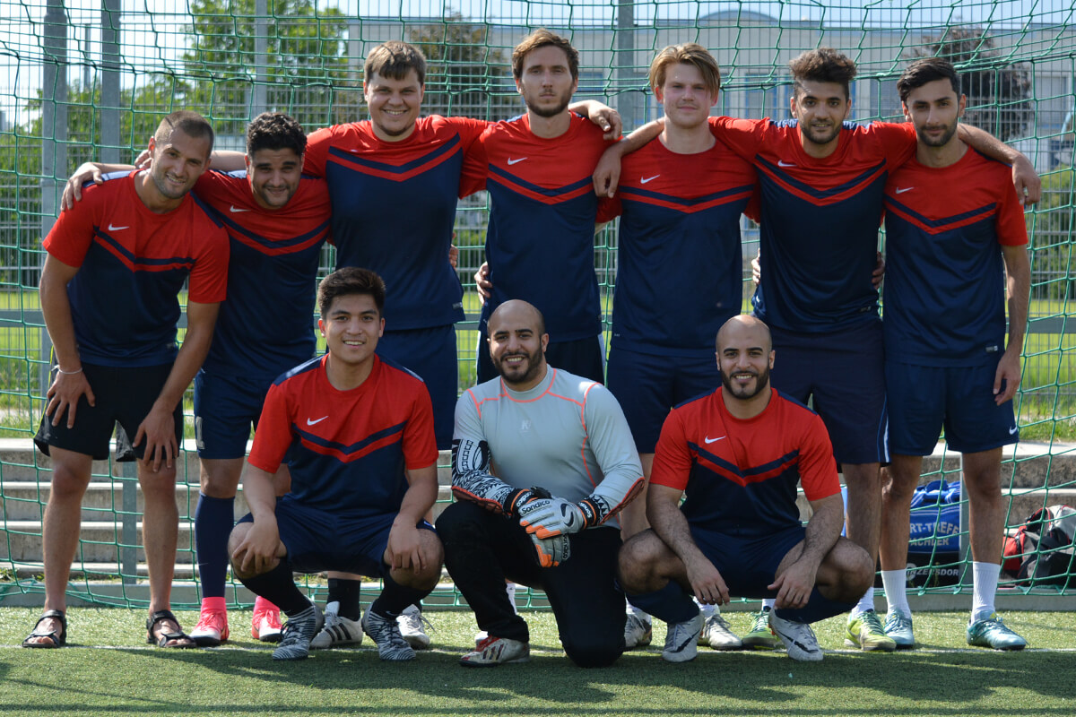 Mannschaftsfoto - FC Zalega - FFBÖ Kleinfeldliga Wien Süd