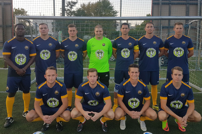 Mannschaftsfoto - Glashoch Rangers - FFBÖ Kleinfeldliga Wien