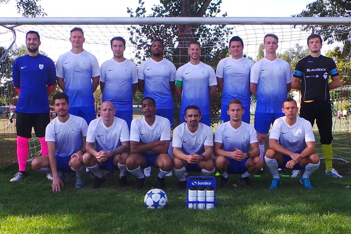 Mannschaftsfoto Lions Vienna FFBÖ Kleinfeldliga Wien