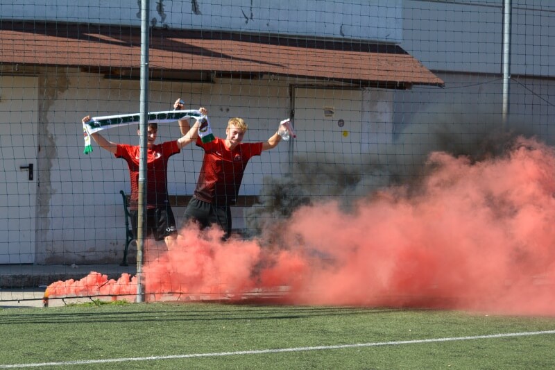 Stimmung beim "Derby"